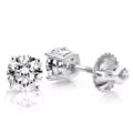 Round 1ct Stud Earrings