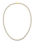 Round 12ct Tennis Necklace