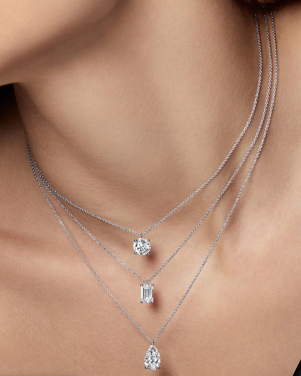 Round Cut Necklace